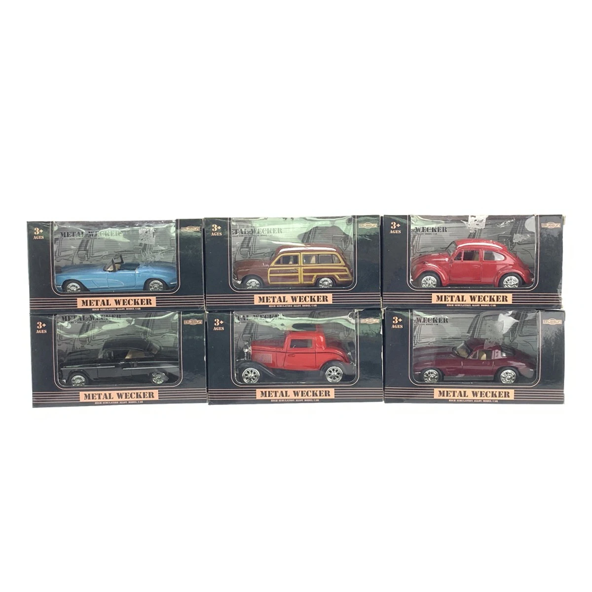 juguetes al por mayor 1:32 free wheels diecast metal car Free wheeling Die cast car model classic car diecast