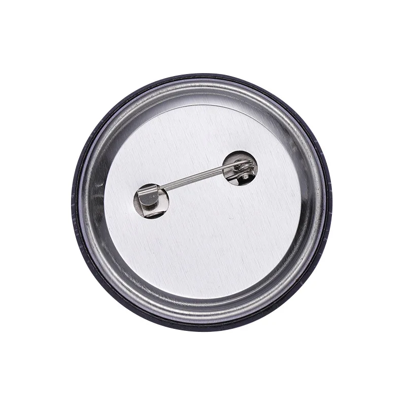 Stock Promotion Wholesale Blank Cat Tin Button Badge With Safty Pin