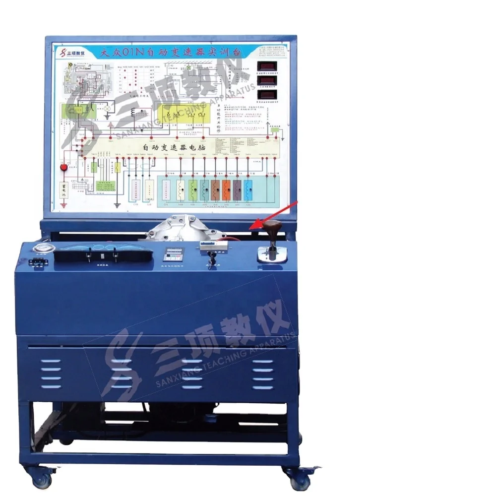 Automotive Training Equipment Teaching Attachments Electronic Controlled Engine Test Bench for School