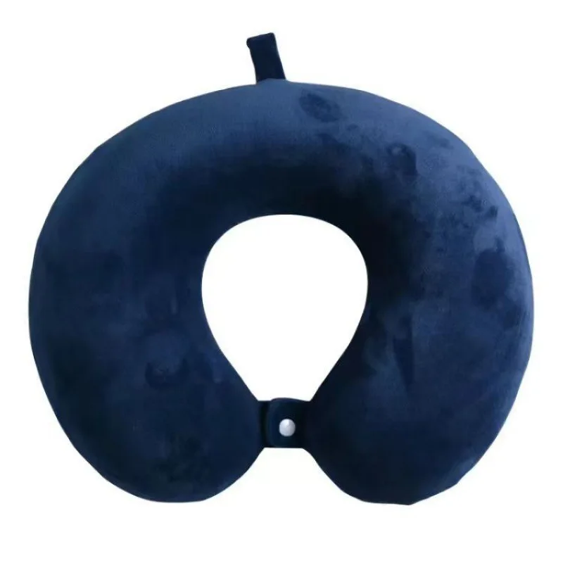 Hotsale Portable U-shaped Travel Pillow Office Lunch Pillow Memory Foam Airline Pillow Inflatable Neck Cushion