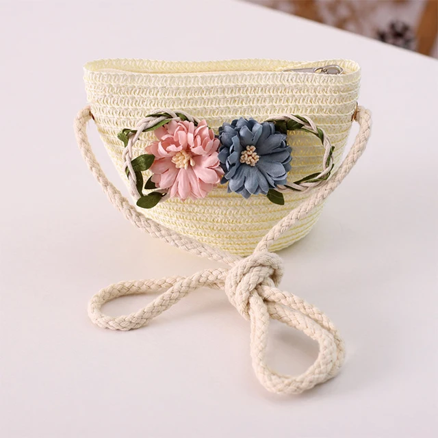 Summer New Parent-child Straw Hat Straw Bag Set Beach Sun Hat Breathable Cool Hat Wholesale