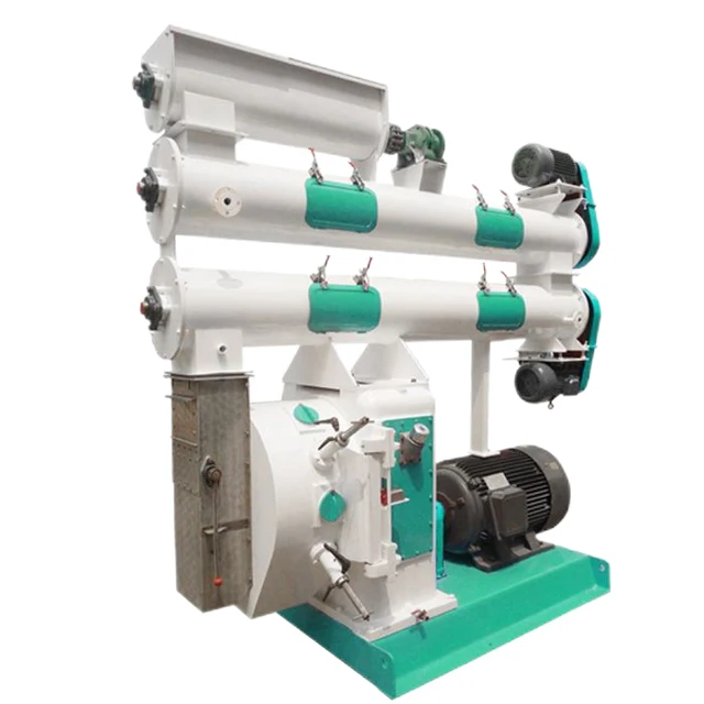 High quality and high efficiency poultry feed pellet mill Stainless steel ring die pellet extrusion machine