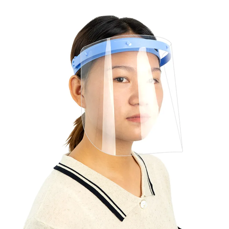 Full Transparent Fashion Clear Anti Fog  Adjustable Face Shield (1600606814284)