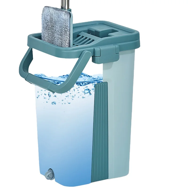 Wholesale Floor Window house cleaning 360 rotary head hands free magic microfiber flat healthy water spray mop with bucket