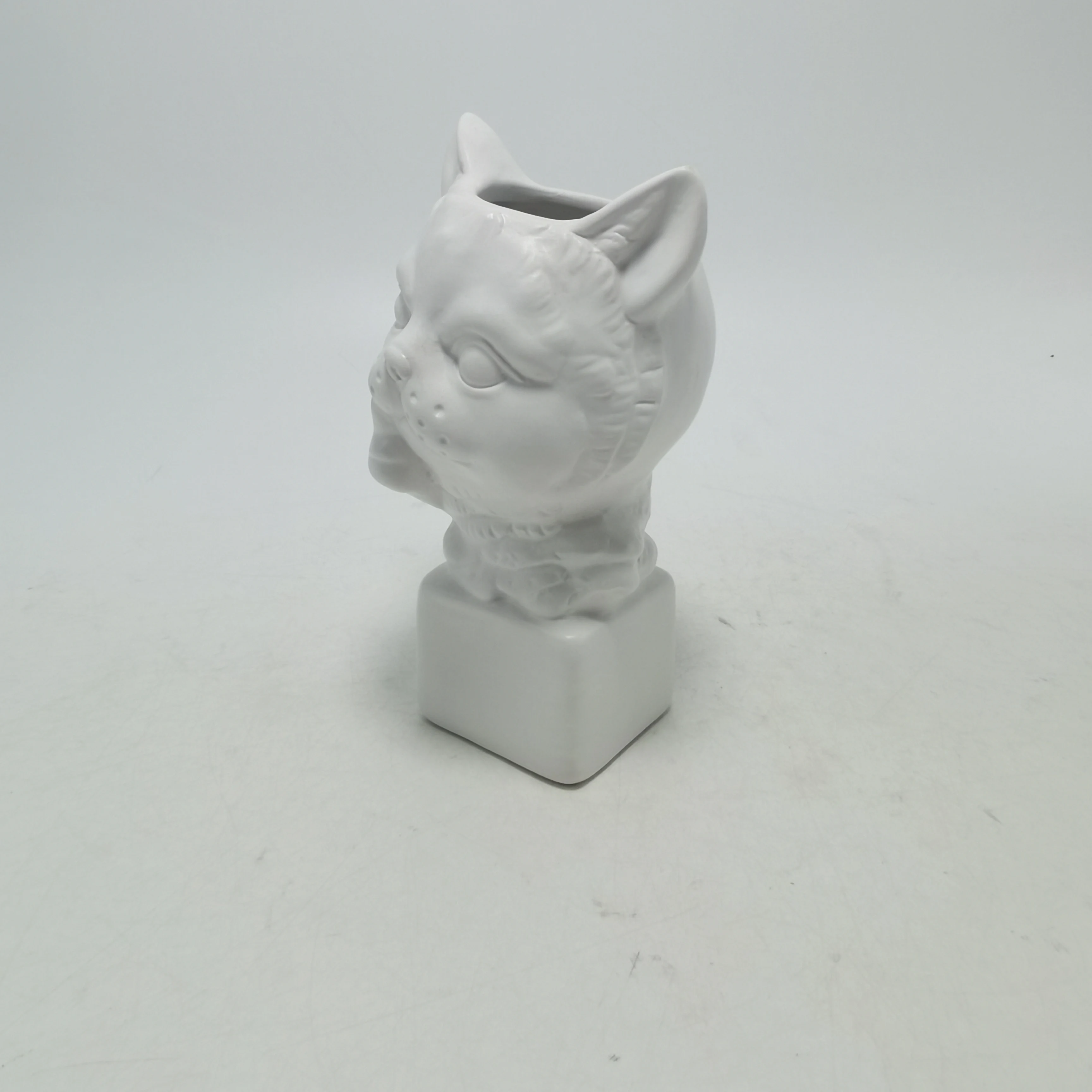 Хит продаж 3D керамический маленький кактус горшок коврик белый суккулентный цветочный для офиса украшения дома