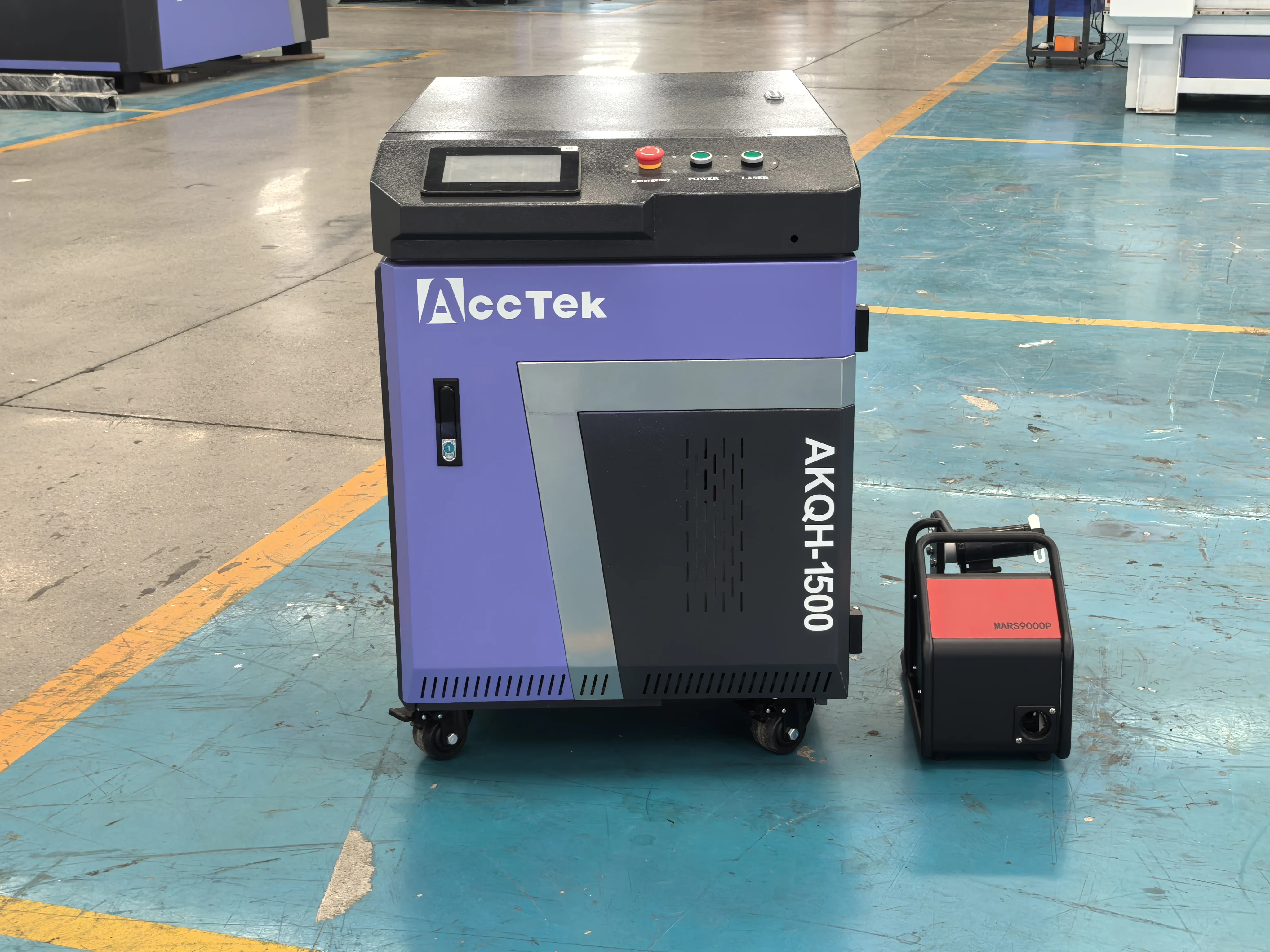 mini portable small dimension AKQH-1500 2000W 3000W fiber laser welding machine agent price wholesales