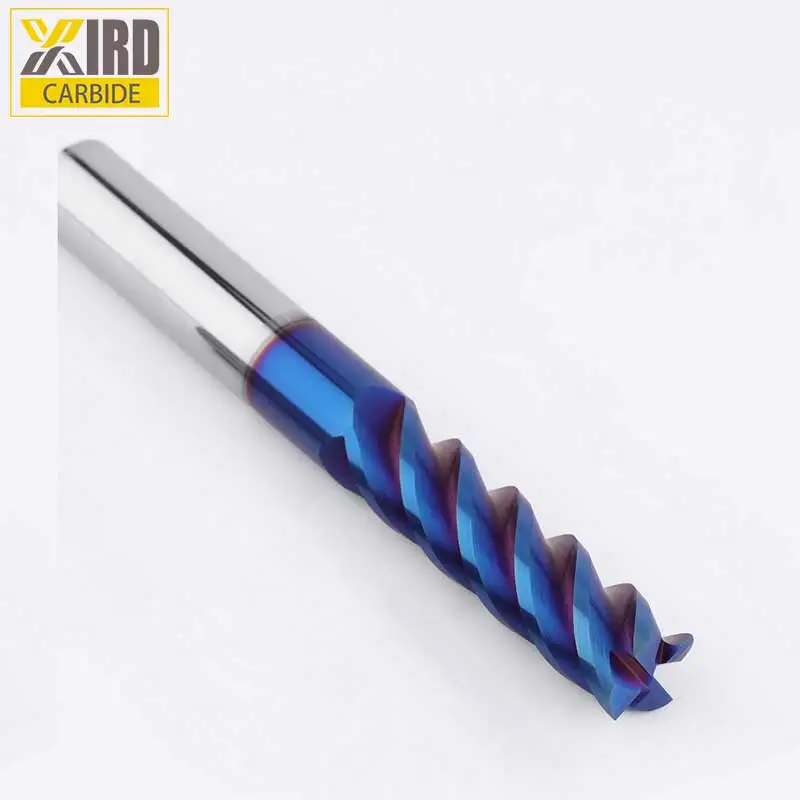 Tungsten Carbide End Mill 6mm with blue coating