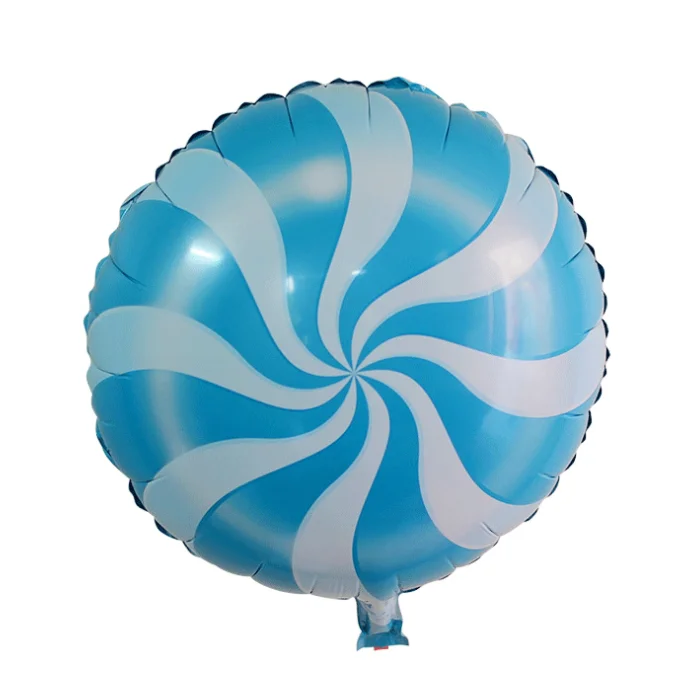 18 inch Windmill lollipop shape Aluminum foil balloon birthday party decorate Round lollipop balloon children toys wholesale