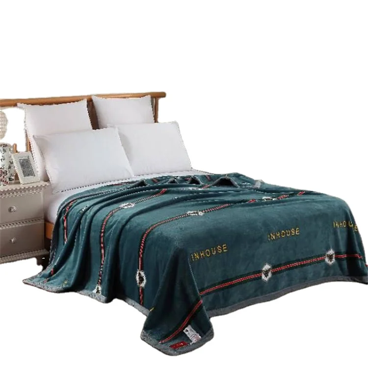 customized quality low price super soft luxury throw bed blankets for home
