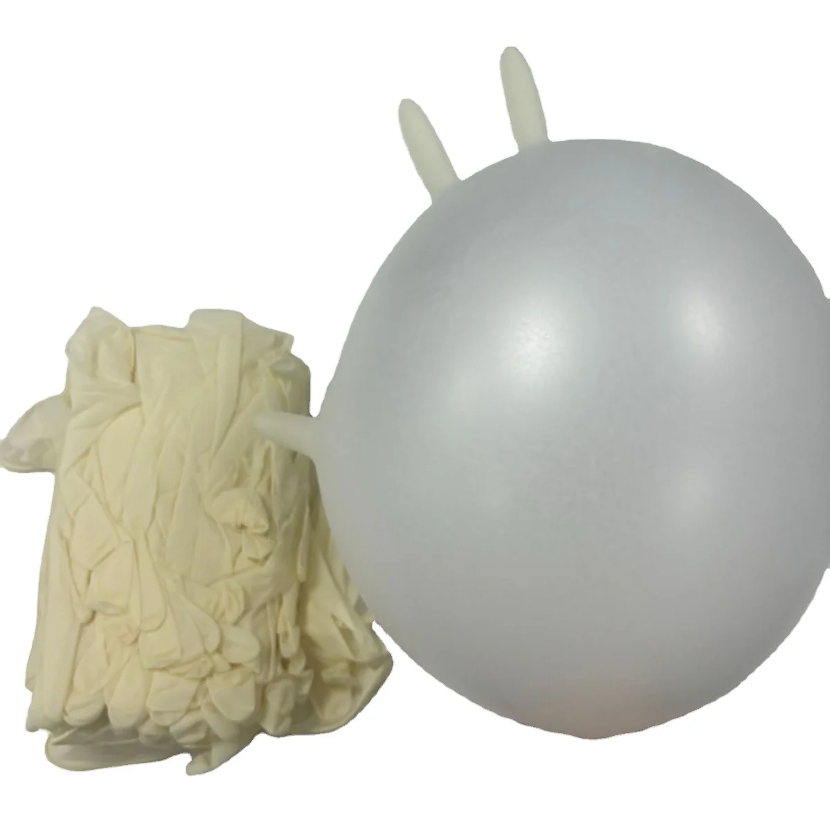 Latex gloves disposable powder-free linen rubber gloves vacuum thousand-grade clean inspection gloves