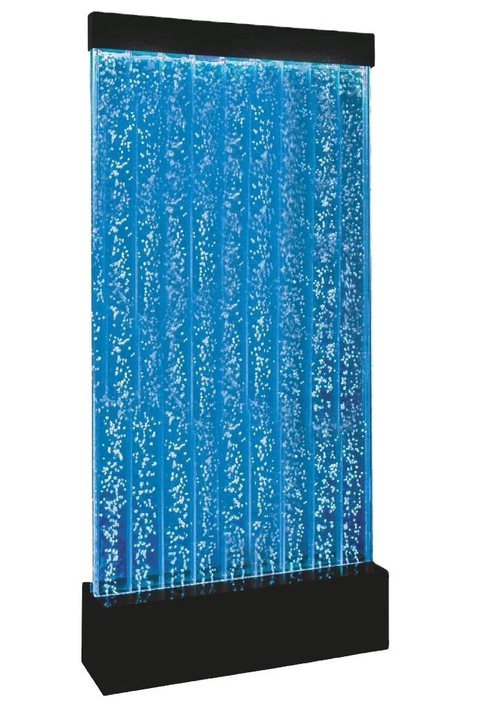 acrylic panel led water bubble fountain wall for home hotel bar decoration