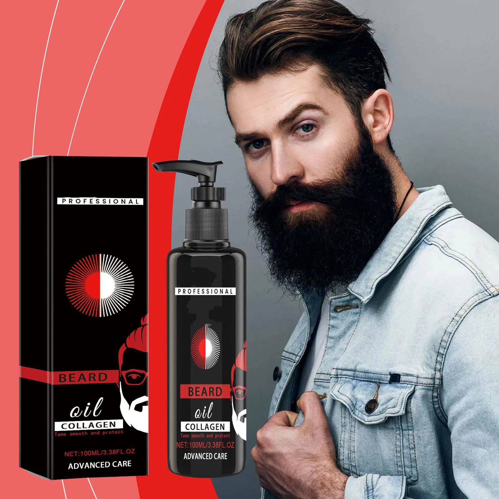 Beard Oil Hair Growth OEM Beard Oil Wholesale Private Label Organic Natural Unisex Pure Essential Oil