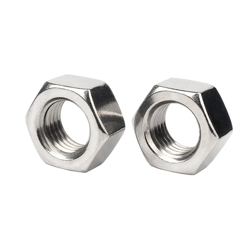 M33 M8 M6 DIN934 304 316 stainless steel A2 A4 metric hot forge hexagon hex nut for bolt
