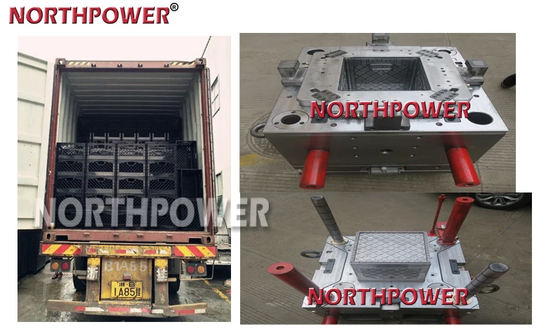 Plastic Unfolding 6 Gallon 24 Quart Rectangular Dairy Milk Crate