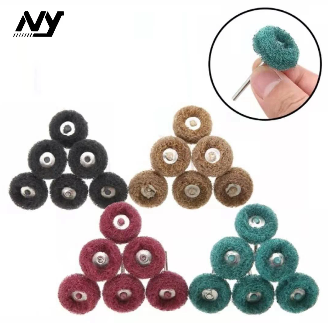 Nylon T-type Grinding Head Brush Mini Brush Buffing Wheel