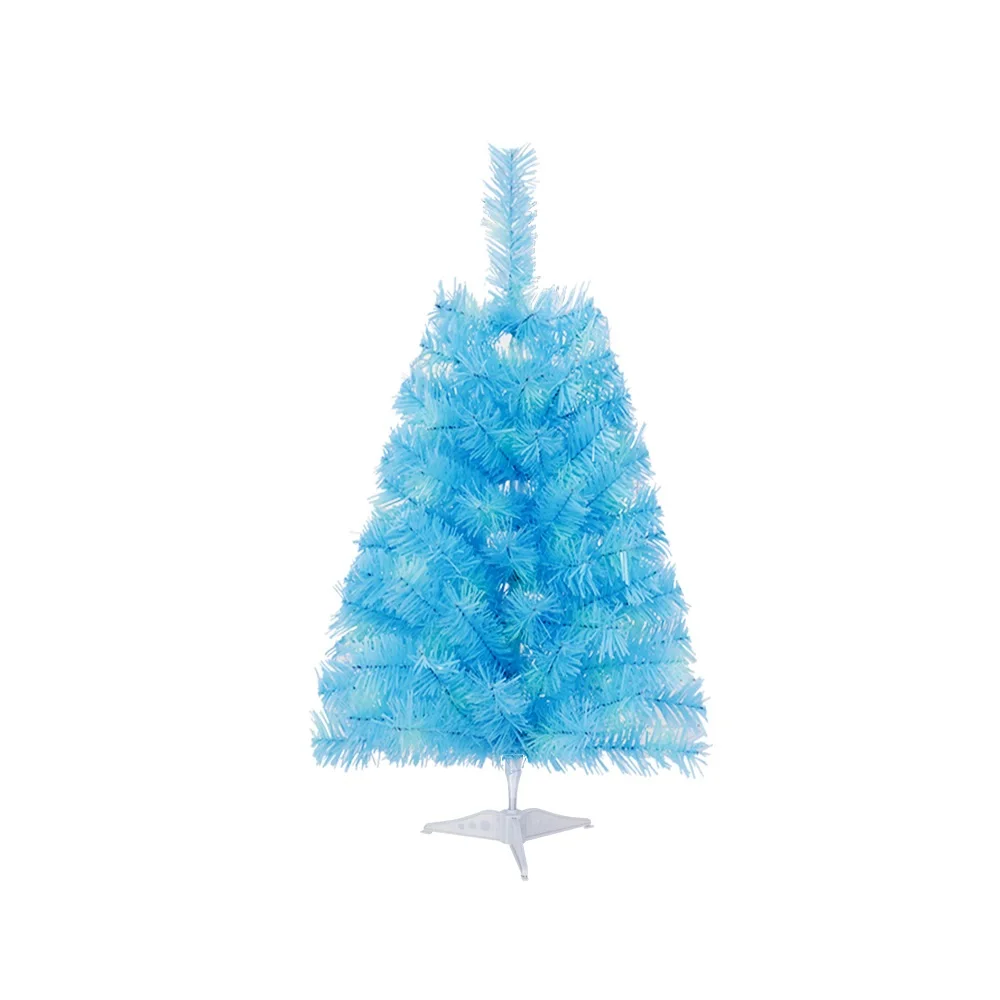 Blue Tree Christmas Decoration For Home Shopping Mall Flower Decoration
