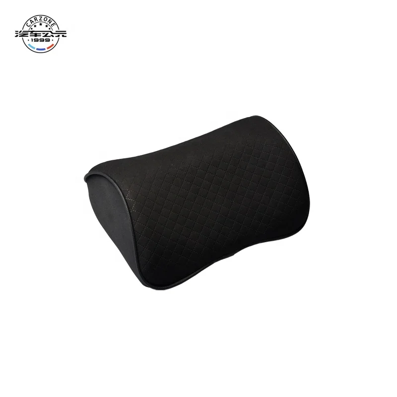 SJ-NP26 Comfortable Polyester / Cotton car neck pillow chair sleeping memory foam car headrest pillow