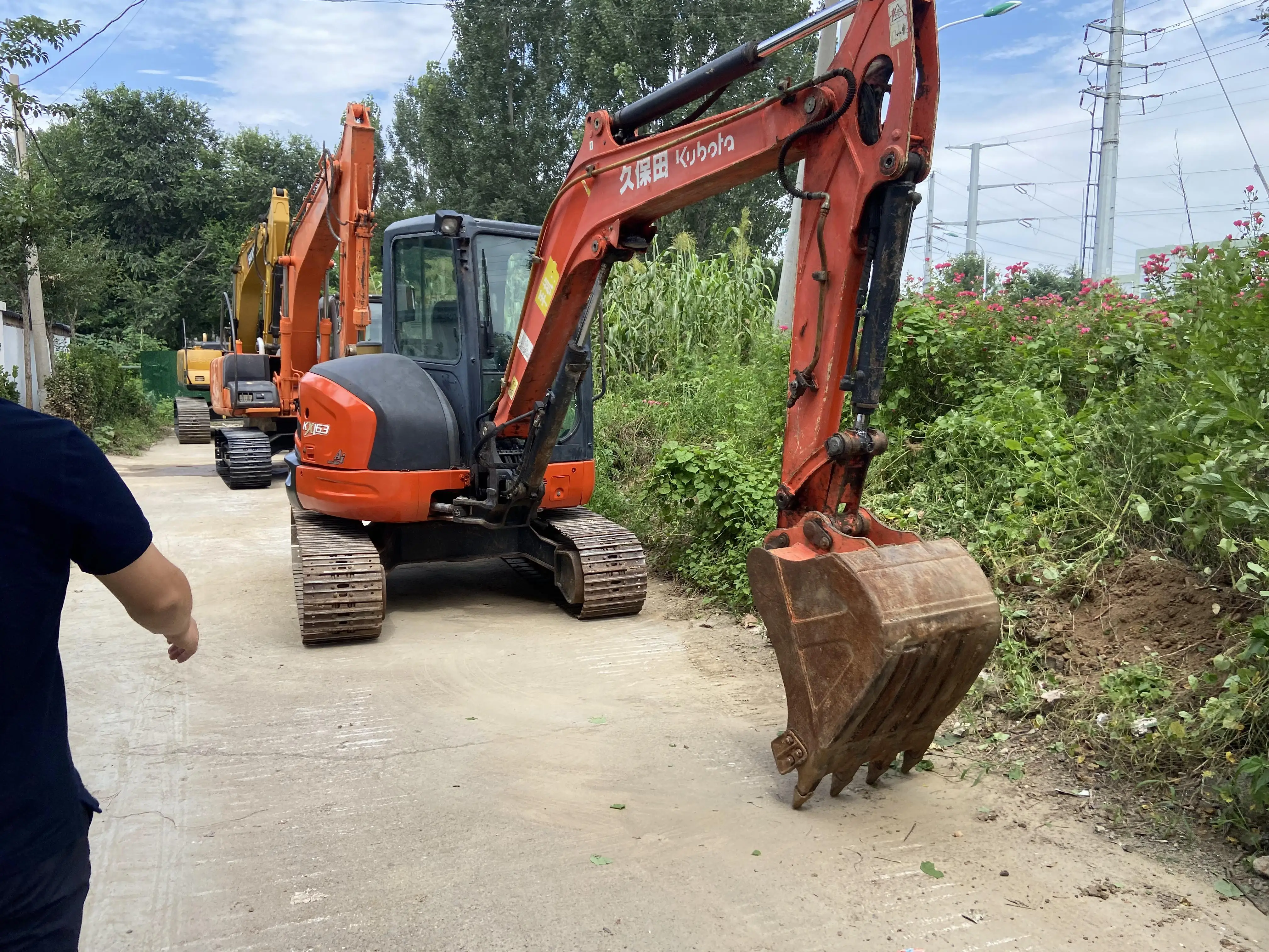 Used Excavator Used Kubota KX163 RX-406 2018 used excavator 55 in dubai Indonesia for sale