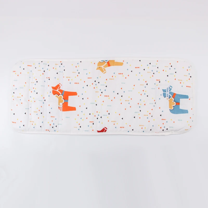 Муслин Дерево животных дизайн 100% хлопок подушка коврик для детской коляски