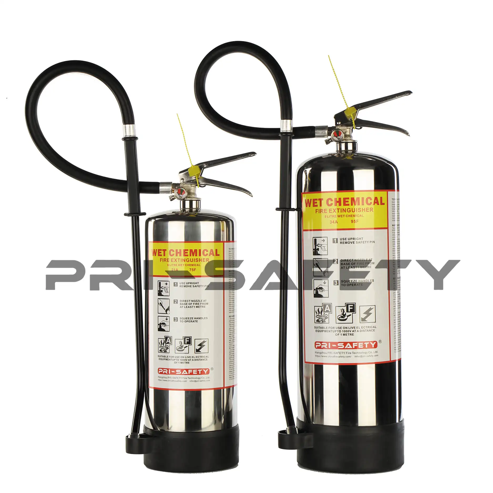 Class F Wet Chemical Stainless Steel  Fire Extinguitor