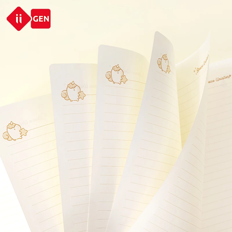 IIGEN custom kawaii notebook B5 cartoon design cute notebook promotion gifts for children,girls school stationery book