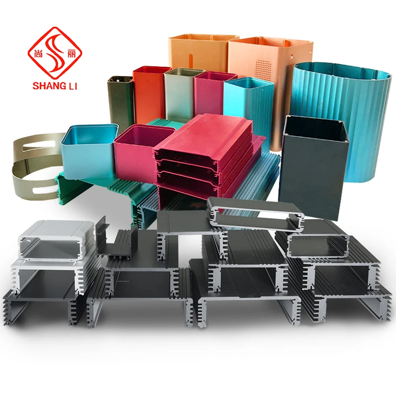 Shangli Desktop Housing Case aluminum extrusion case custom electronic box aluminum extruded pcb enclosure