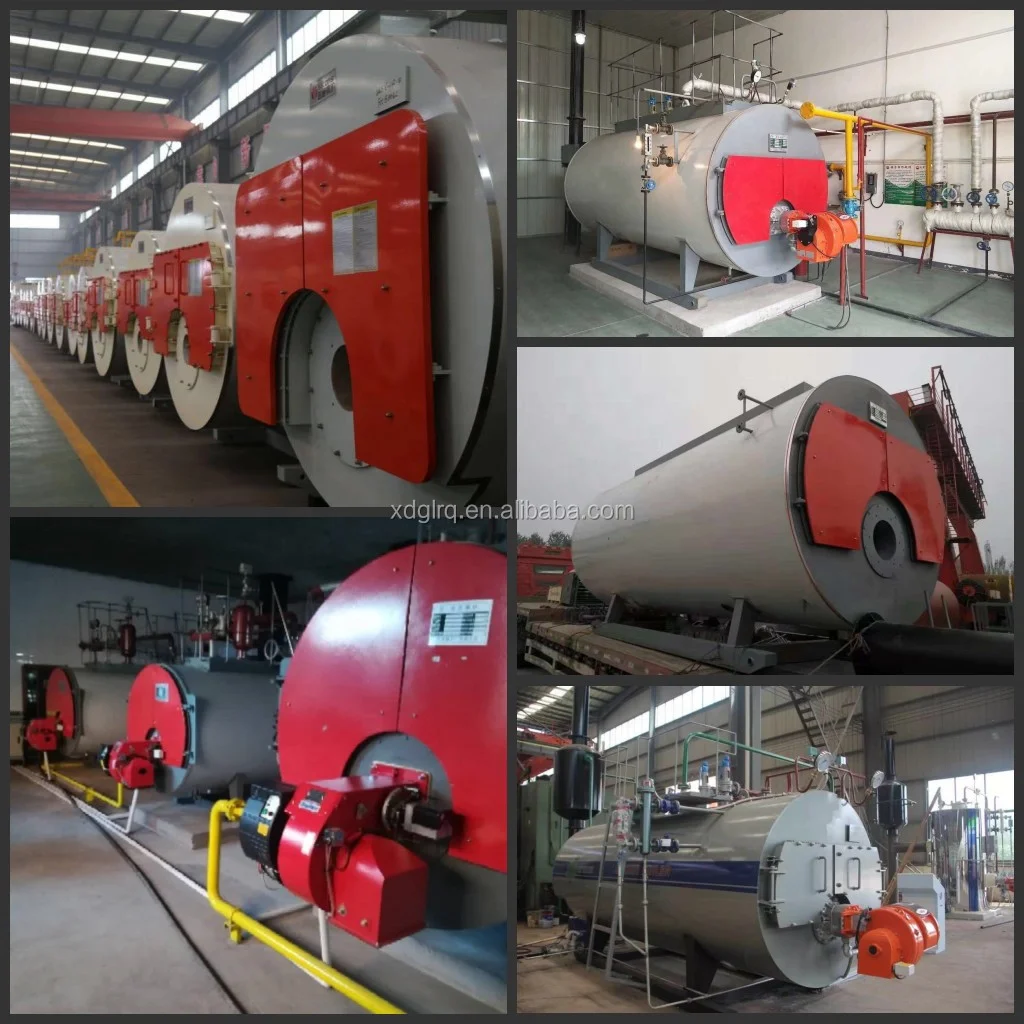 WNS Industrial Boiler 150psi 4ton per hour Natural Gas Diesel Fired Fire Tube Steam Boiler Price