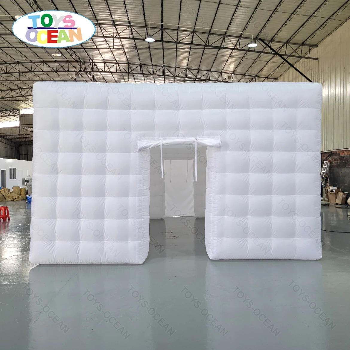Factory Custom Outdoor Wedding Event Tent LED Tent Inflatable Igloo Cube Tent