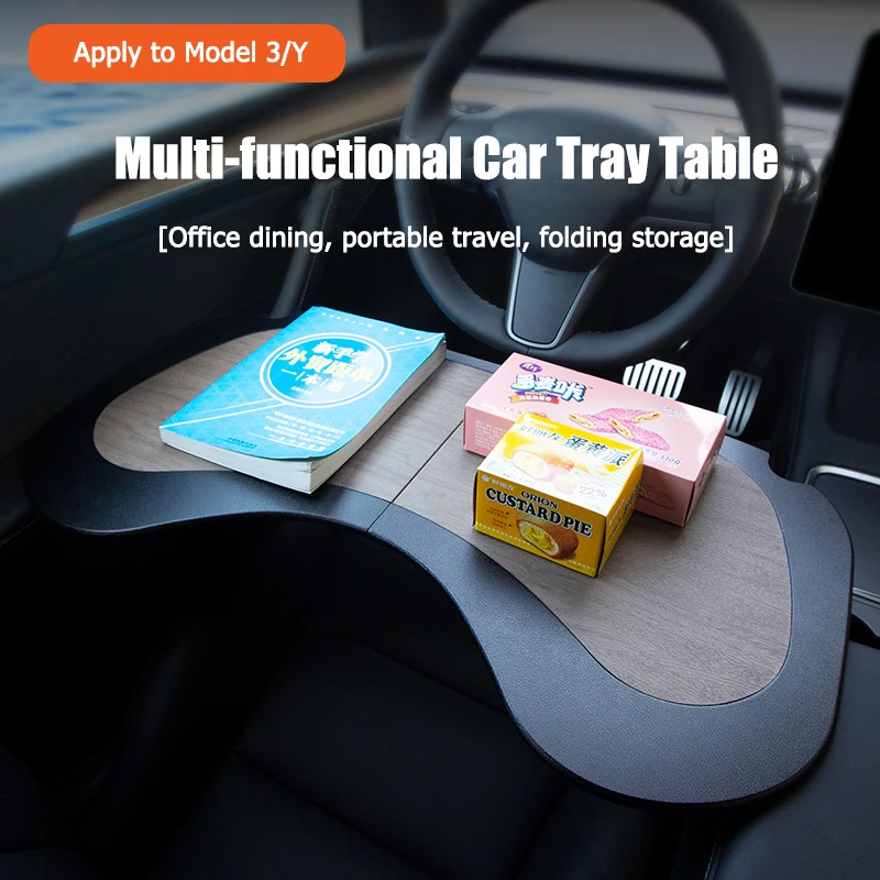 foldable car seat accessories food tray table for food and laptop with durable steering table car tray table