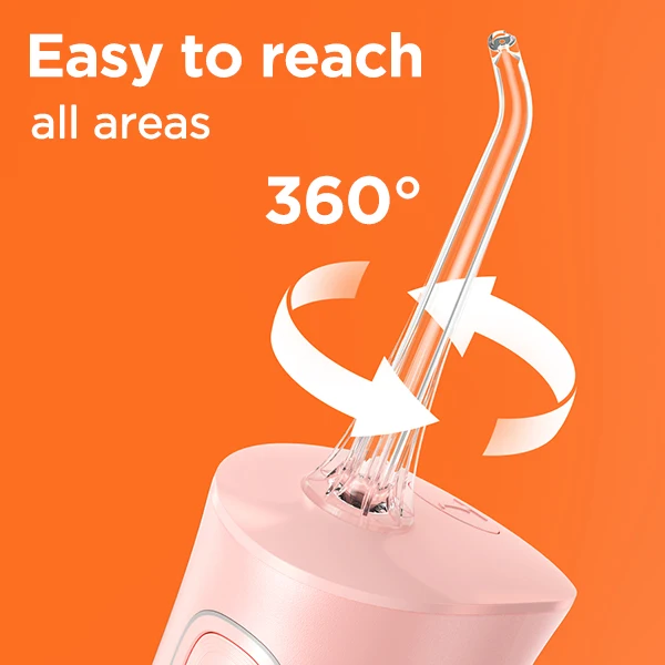 Bitvae BV C2 Portable Type-C 6 Function Nozzles Oral Care Wireless Water Flosser