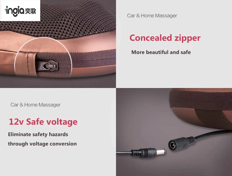 
yige home vibrating neck new concept massage pillow 