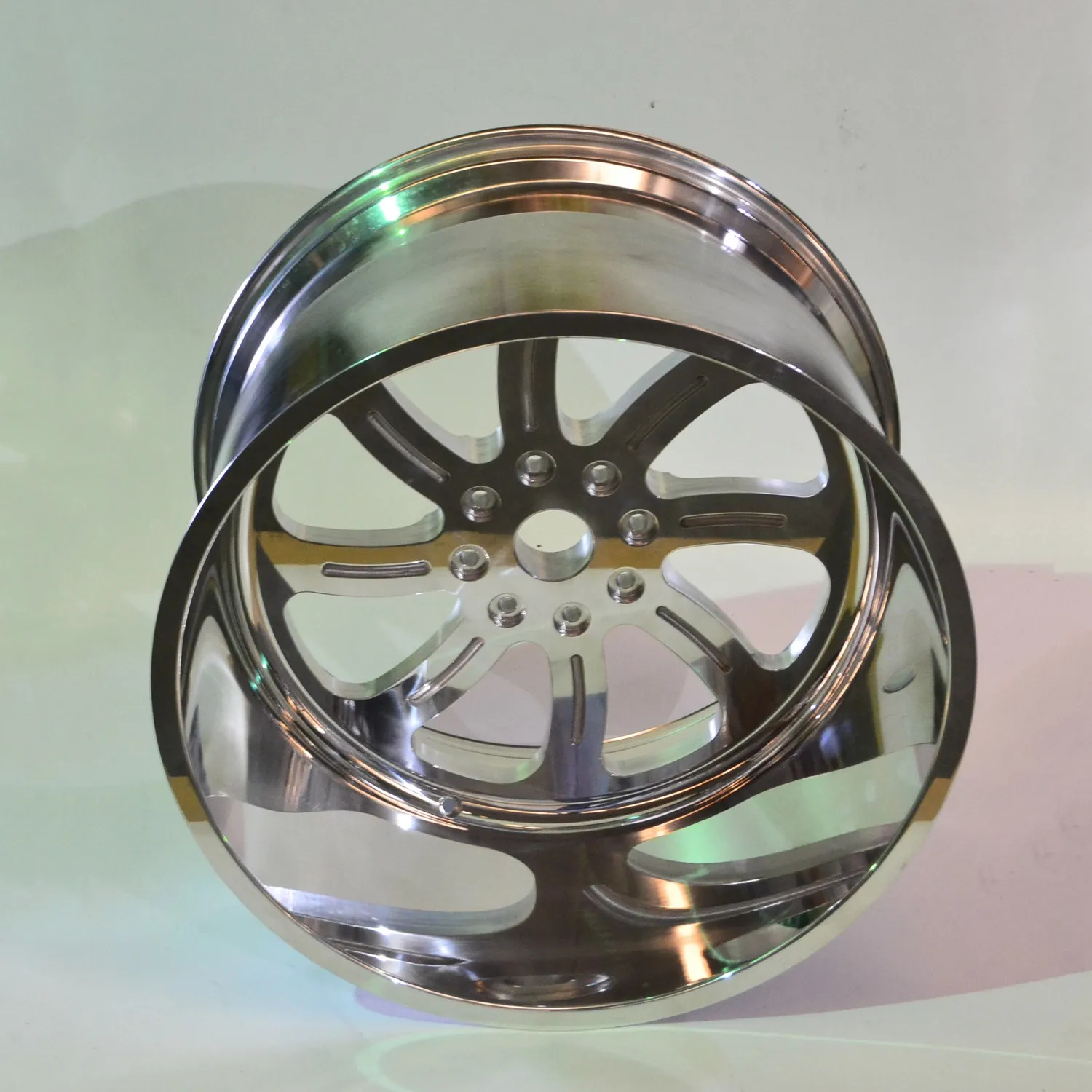 Customized designs for forged h type rims offroad wheels 20 22 24 26 pickup wheels 8 lug