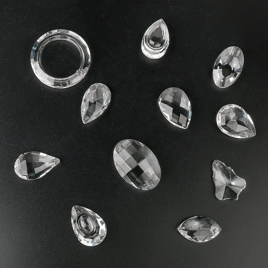 Clear Diamond Crystal Acrylic Gemstone Wedding Table Scattering Gemstone Christmas Party Decoration Bridal Vase Filler