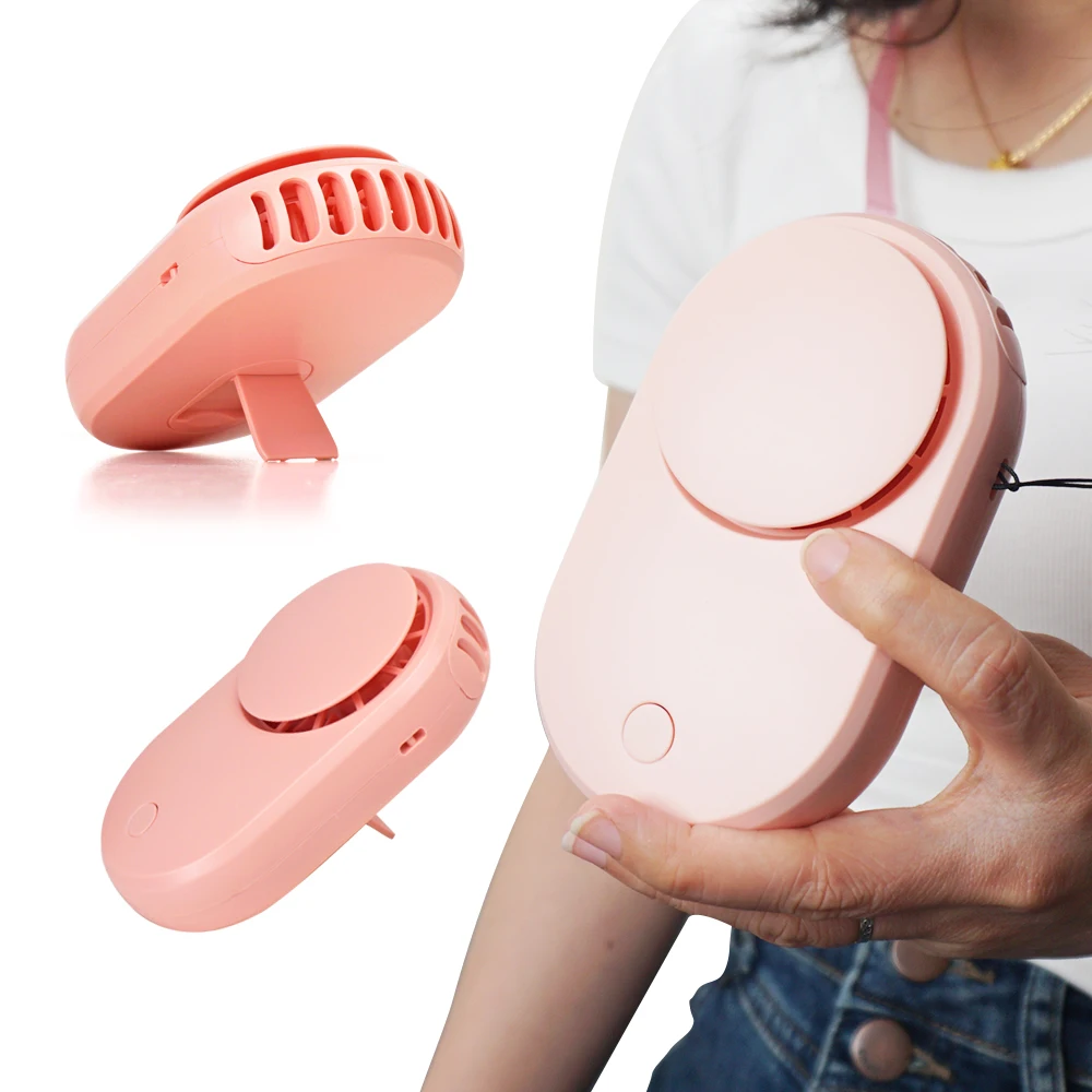 USB Mini Portable Fans Rechargeable Electric Bladeless Handheld Air Conditioning Cooling Fan For Eyelash
