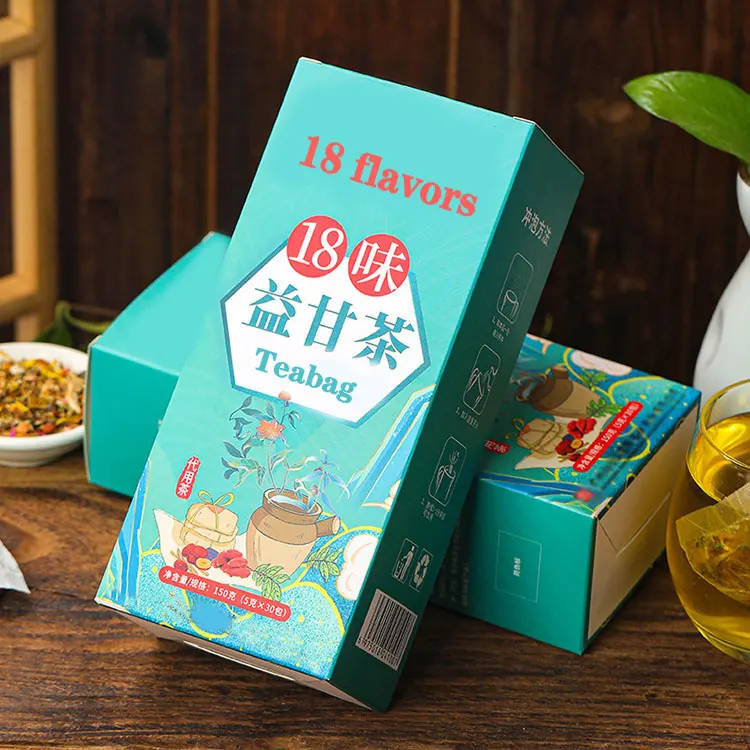 Китайский антитоксичный очищающий Чай для печени 18 вкусов травяной органический чай детоксикации здоровый сердца