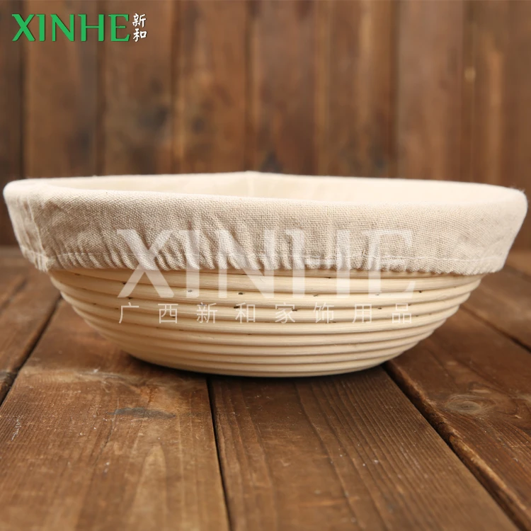 
Round Bread Rattan Bowl Factory Wholesale Food Grade Handmade Proofing Basket In Baking & Pastry Tools 