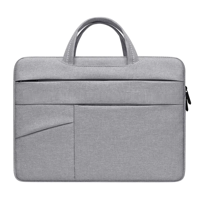 High Quality Custom Notebook Laptop Sleeve Bag Pouch Case Business Briefcase Handbag Polyester Leather PC Material Travel Inch