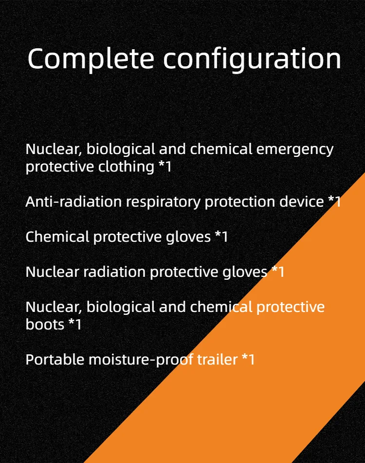Chemical Resistant Clothing Nuclear Radiation Protection Anti-Static and Waterproof Feature for Chemical Suits
