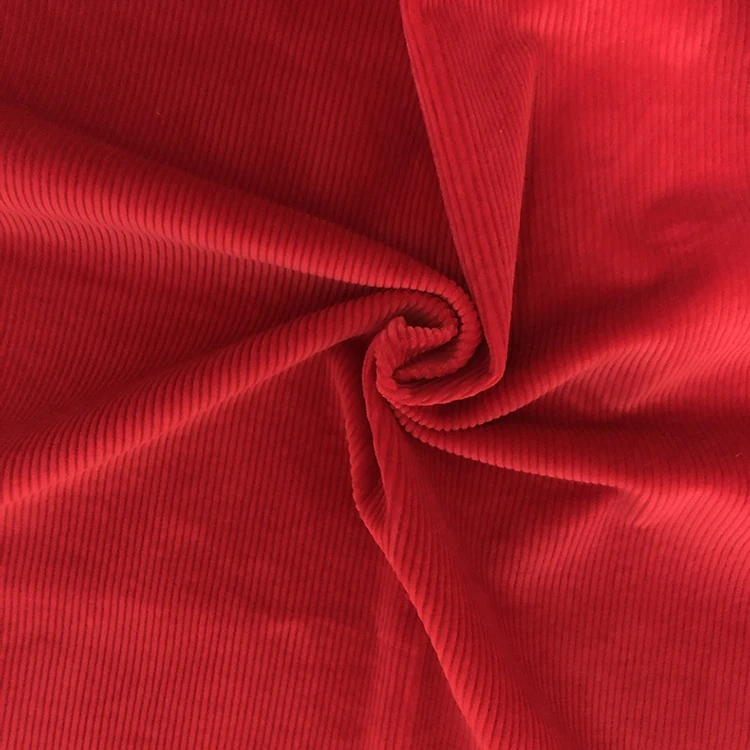 Производитель оптовая продажа Вельветовая ткань для брюк 330 г/м2 полосатая 14 хлопок спандекс Уэльс