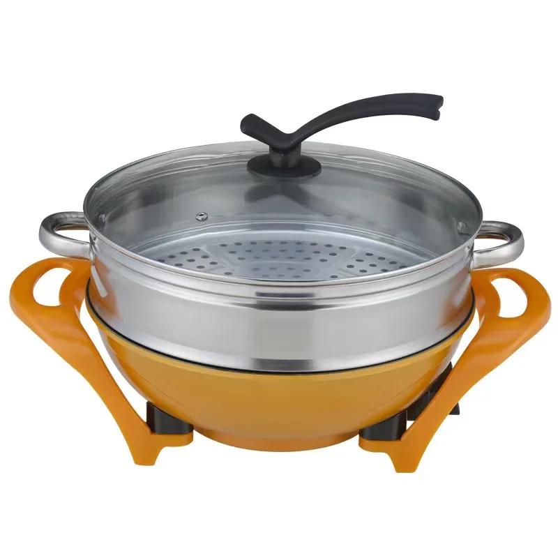 32cm Non stick  deep electric frying pan multipurpose electric cooking pot