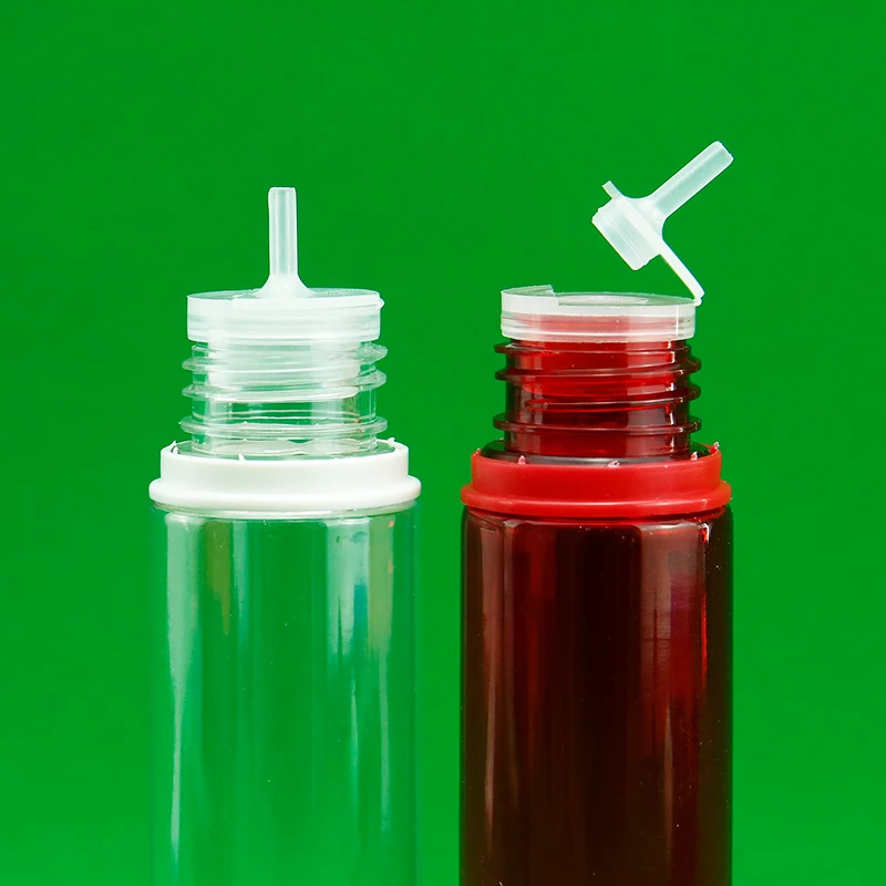 30ml 40ml 50ml 60ml 70ml PET Oil Bottle Colorful Plastic Squeeze Dropper Bottle Liquid Use Bottle For Essential Oil Liquid Juice