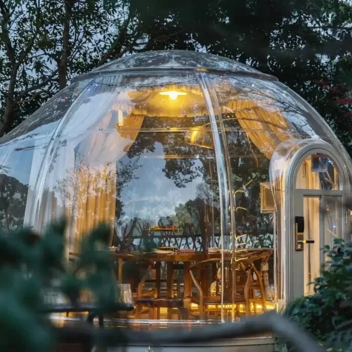 Transparent star room polycarbonate bubble room igloo tent PC home dome summer house