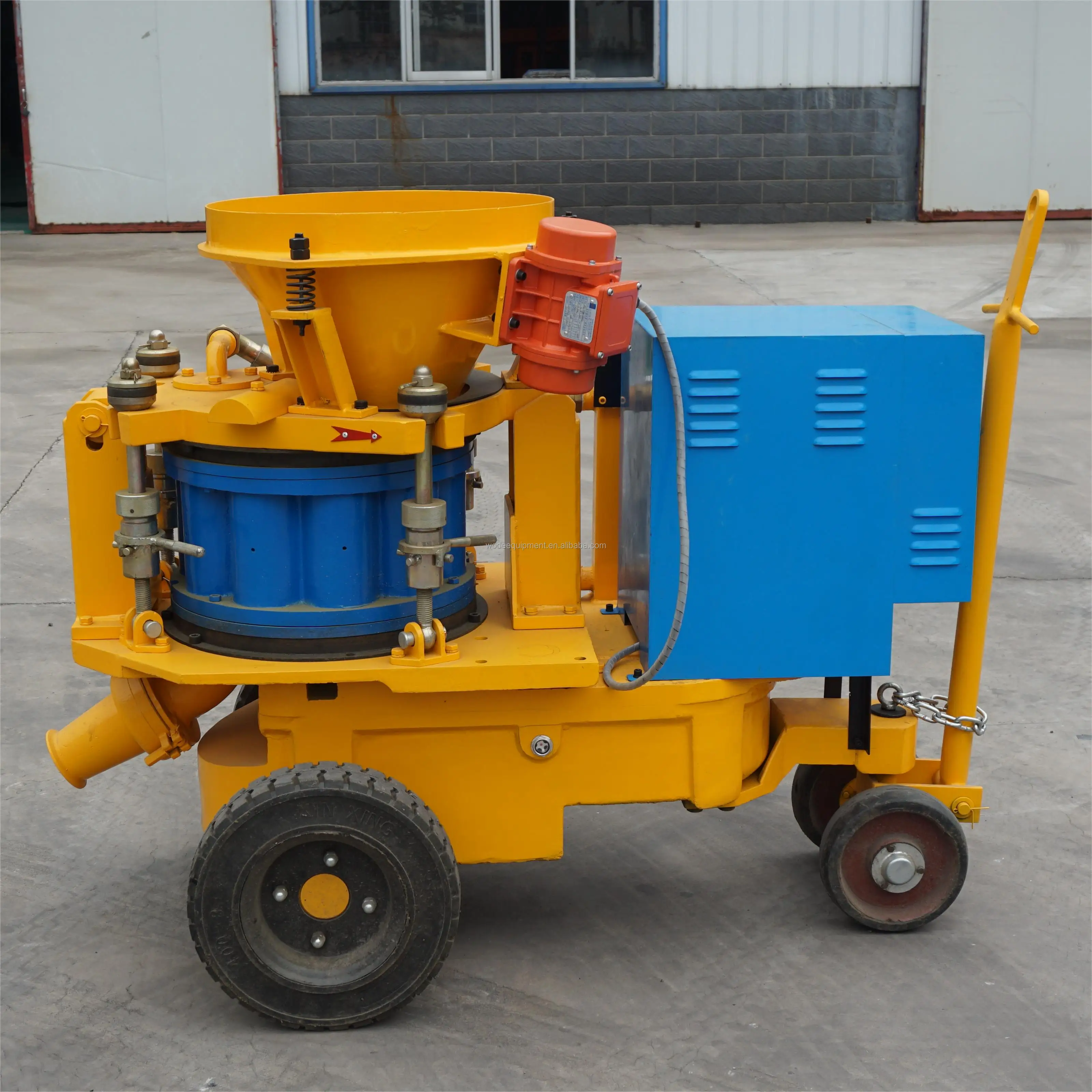 electric Concrete Spray Machine For Dry Mix Guniting For Construction