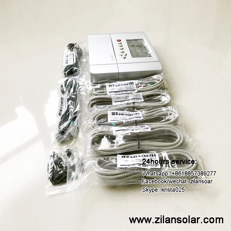 2015 new SR1188 solar controller 110~240V with internet acces water heater system controller,6 swimming pool heating 8 sensor