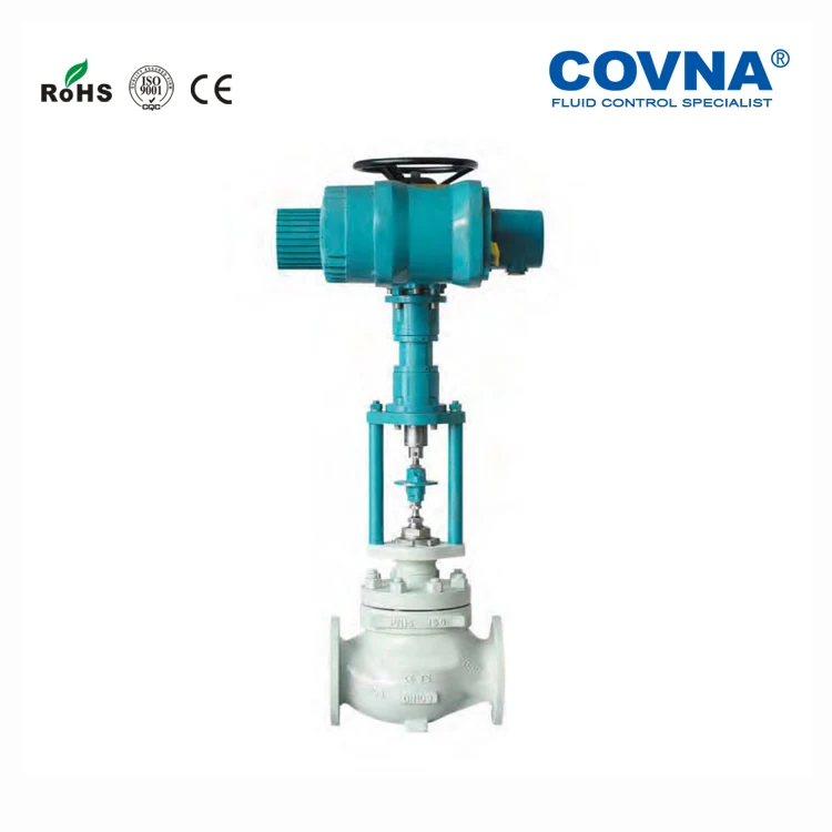 COVNA Flow Pressure Temperature Control Gloeb Valve  Rising Stem modulating Pneumatic Reugalting Valve