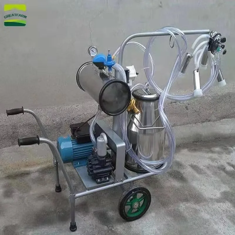 2024 Hot Product Wholesale High Quality Portable Milking Machines Single Barrel Pulse Milking Machine