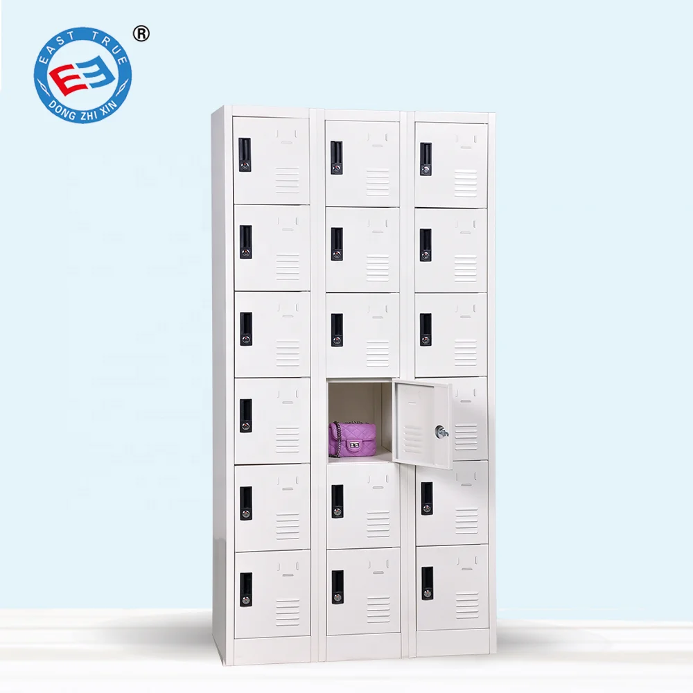 2022 gym metal storage locker for changing room 18 door steel lockers