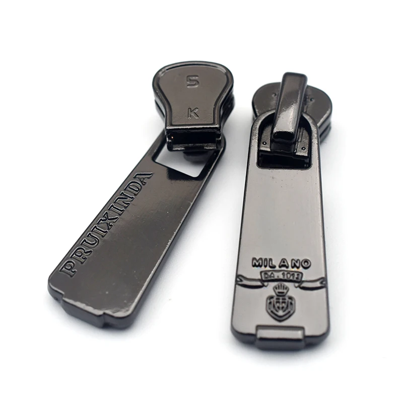 Пользовательские металлические этикетки, застежки-молнии, Съемники для металлических этикеток, застежка-молния