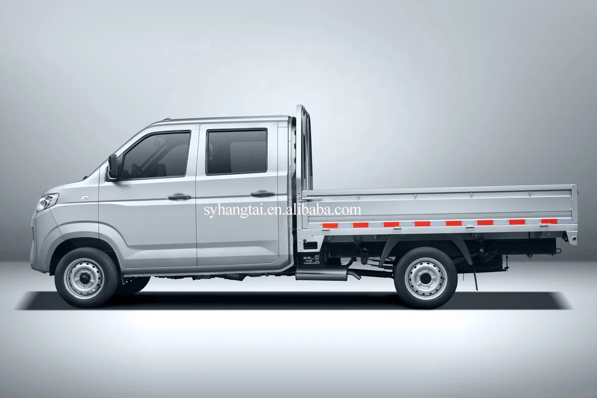 Customized New Energy Mini Double Row Cargo Truck Gas CNG Fuel Maximum Load 1500kg 5MT Transmission