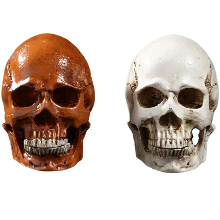 Mini Halloween resin skulls heads for decoration